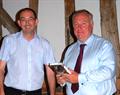 Award to Martin Bishop from Under 15s - Presentation Evening 2009 - 25th September 2009